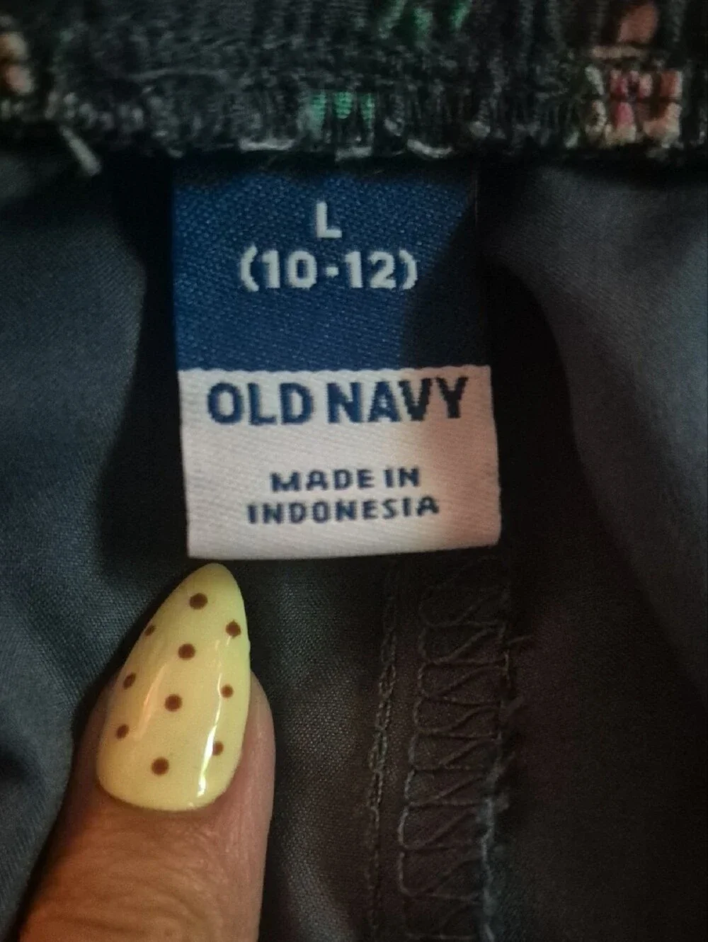 Old Navy Navy Blue Floral Ruffle Skort